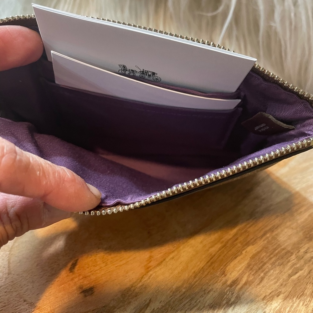 Coach small coin purse - Picture 4 of 8